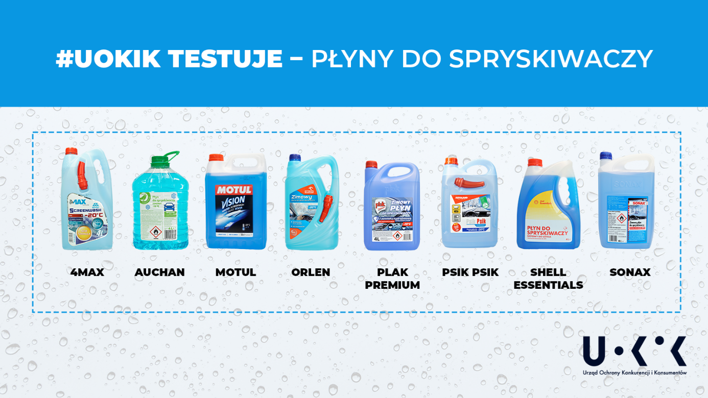 Test UOKiK Płyn do spryskiwaczy