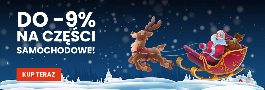 Mikołajki: do -9% na części samochodowe!